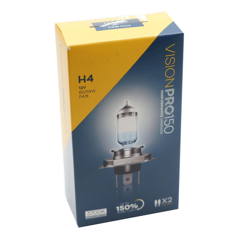 Elta H4 White 472 Visionpro 150% Upgrade Car Headlight Bulbs 12v 55w Two Pack ELTA  - Dynamic Drive