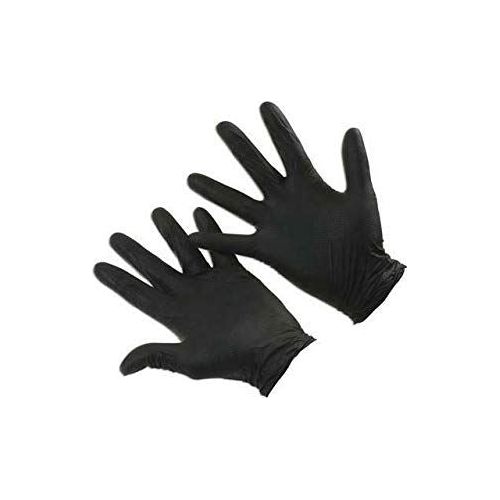 Connect Grippaz Large Black Nitrile Gloves Box 50pc/25 Pairs 37306 Tool Connection - Dynamic Drive