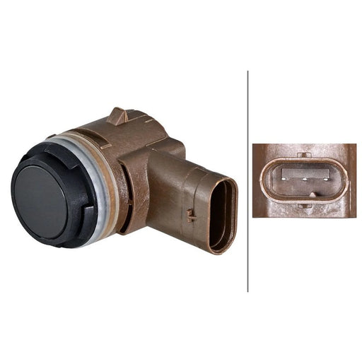 Hella Parking Sensor (PDC) Rear fits Audi A1 2018 on