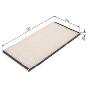 Bosch Cabin Air Filter (Pollen Filter) fits Irisbus Magelys 2007-2013