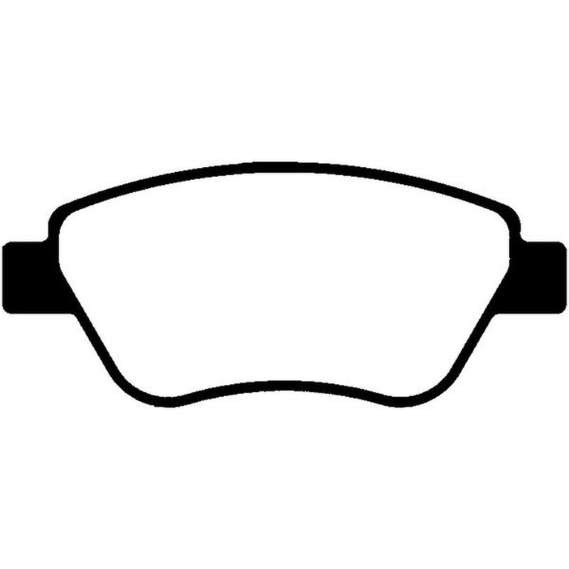 Abtex Front Brake Pad Set fits Opel Adam 2012-2019 1.0 1.2 1.4