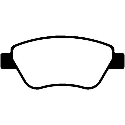 Abtex Front Brake Pad Set fits Opel Adam 2012-2019 1.0 1.2 1.4