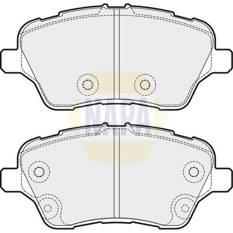 NAPA Front Brake Pad Set fits Ford B-Max 2012-2017 1.0 1.4 1.5 1.6