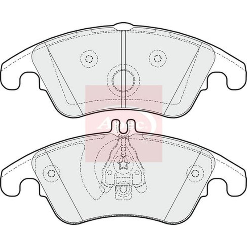 Apec Front / & Rear / Brake Discs & Pads fits Mercedes-Benz E-Class T-Model