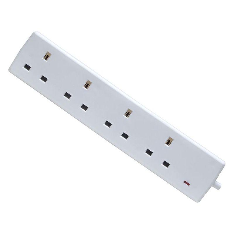 Smj Extension Lead 240V 4-Way 13A Neon 2m SMJ - NN4 Online
