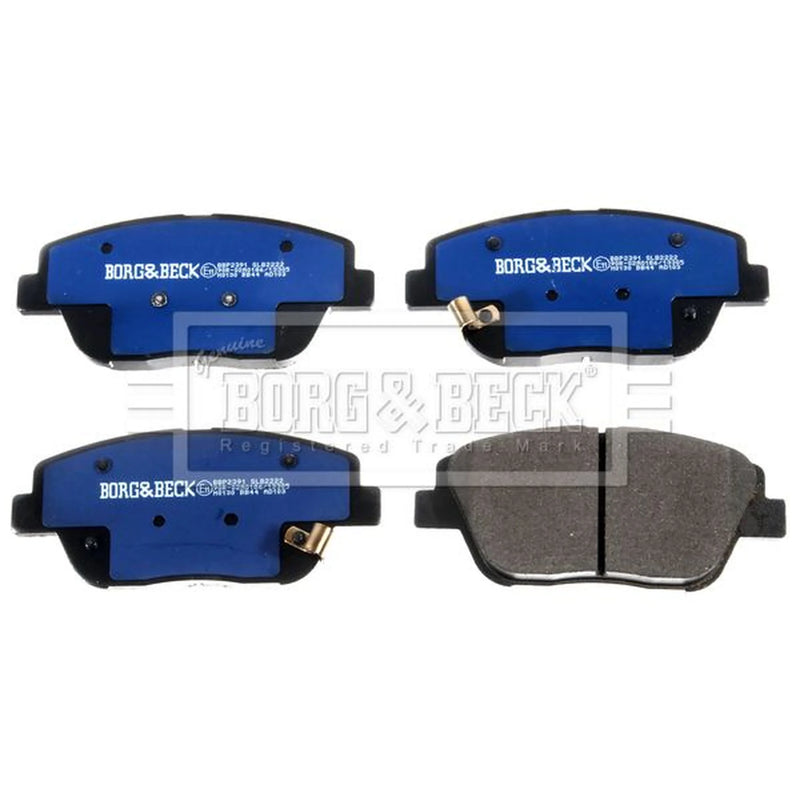 Borg & Beck Front & Rear Brake Discs & Pads fits Hyundai Sonata V 2009-2010 2.0