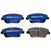 Borg & Beck Front & Rear Brake Discs & Pads fits Kia Optima 2012-2015 1.7 2.0