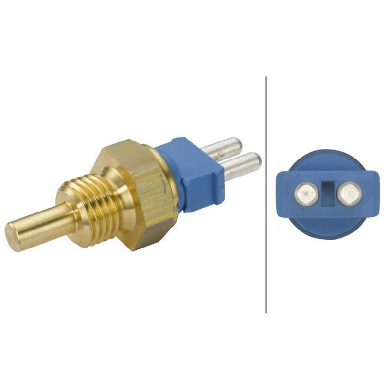 Hella Coolant Temperature Sensor fits Mercedes-Benz 124 1984-1993