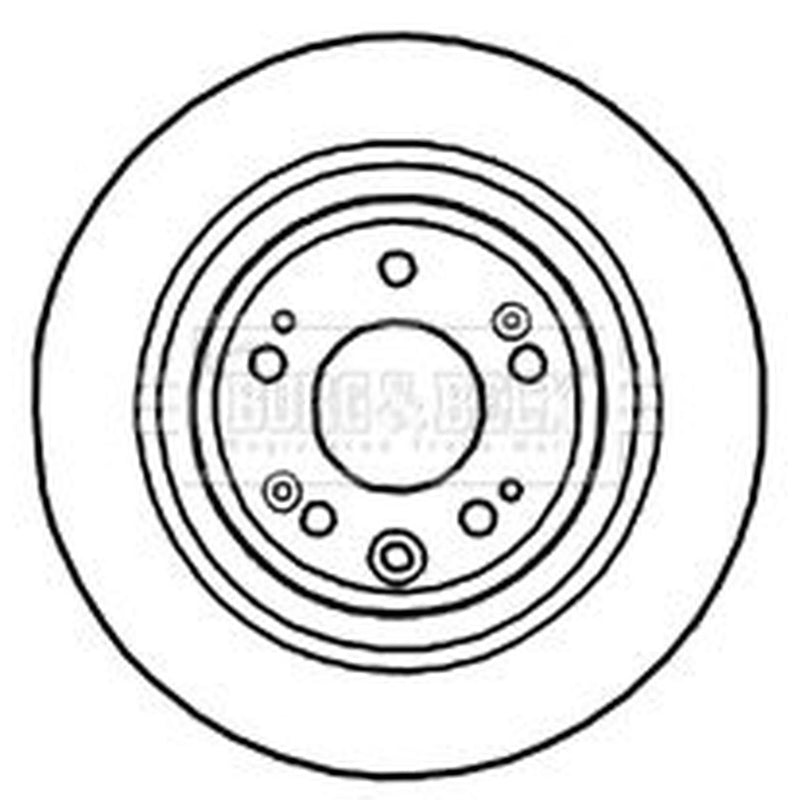 Borg & Beck Front & Rear Brake Discs & Pads fits Honda Accord VIII 2008-2015