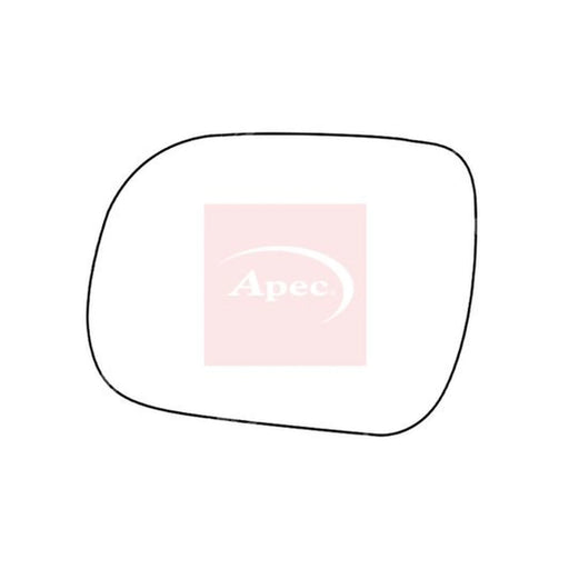 Apec Exterior Wing Mirror Glass Left AMS2703