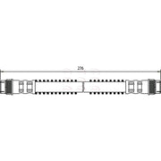 Apec Brake Hydraulic Hose Line Rear HOS3242