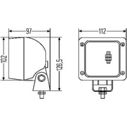 Hella Worklight High fits Deutz-Fahr Agrotron 1995-1997