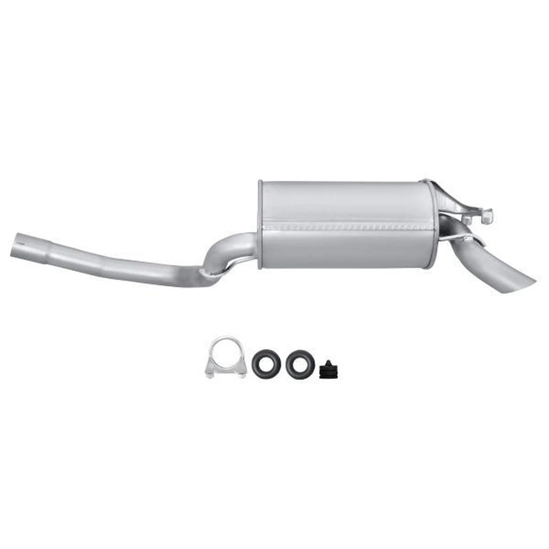 Hella End Silencer Rear fits Mercedes-Benz 190 1982-1990 2.0 201.022 201.023