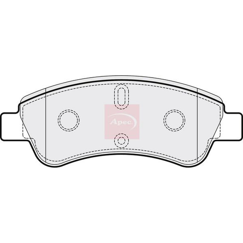 Apec Front & Rear Pads fits Citroën Berlingo First Box Body 2002-2011 1.4