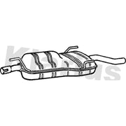 Klarius Box With Tail Pipe Rear fits Saab 9-5 1997-2009 2.0 2.3