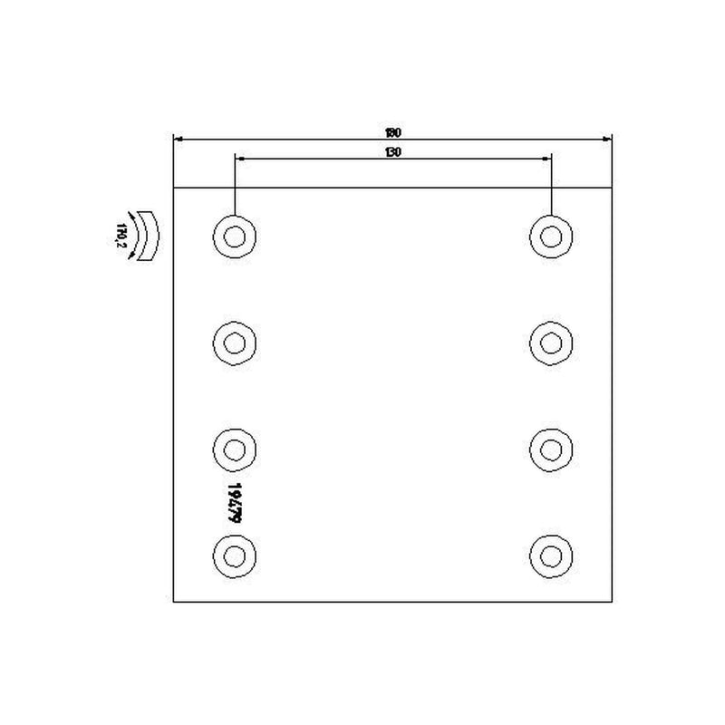 Textar Textar Cv Brake Lining Set 1947905