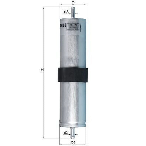 Mahle Fuel Filter Element fits Mini Mini 2003-2006
