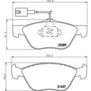 Mintex Front & Rear Brake Discs & Pads fits Fiat Punto 1999-2012 1.8 1.9 188.738