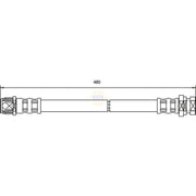 NAPA Brake Hydraulic Hose Line Rear Left NBH1273