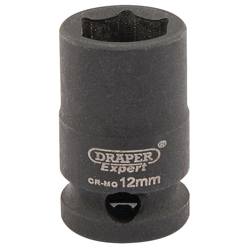 Draper Expert HI-TORQ 6 Point Impact Socket, 3/8" Sq. Dr., 12mm Draper - Dynamic Drive