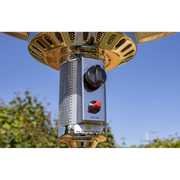 Dellonda Outdoor Garden Gas Patio Heater 13kW Commercial & Domestic Use Black Dellonda  - Dynamic Drive