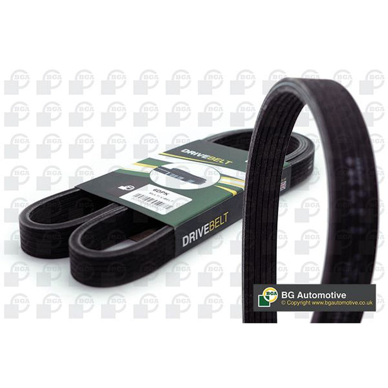 BGA Multi V-Ribbed Drive Belt fits BMW 1 2004-2013