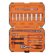 Draper HI-TORQ 6 Point Socket Set, 1/4" (47 Piece) 22109 Draper - Dynamic Drive