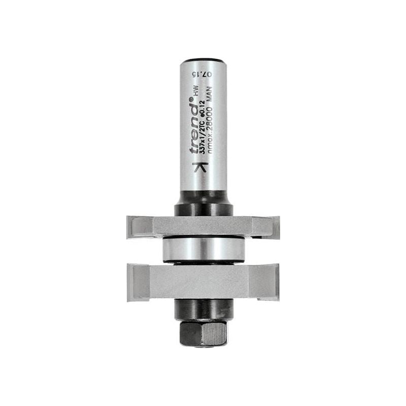 Trend 337 x 1/2 TCT Tongue & Groove Set 6.35mm x 10.0mm Trend - Dynamic Drive