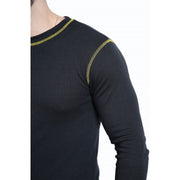 Mens Rough and Tough Thermal Long Sleeve BLACK shirt (mixed Sizes) 3129 UK Camping And Leisure - Dynamic Drive