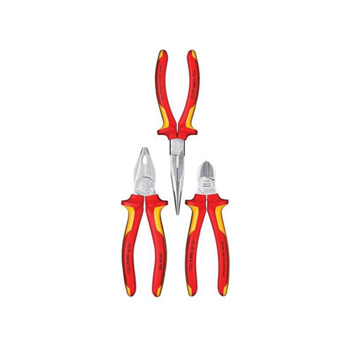 Knipex Elektro VDE Pliers Set, 3 Piece Knipex - Dynamic Drive