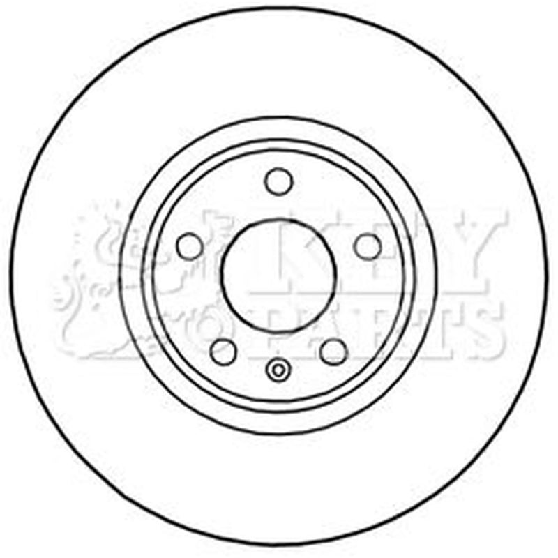 Key Parts Front Brake Vented Discs & Pads fits Audi Q5 2009-2017 2.0