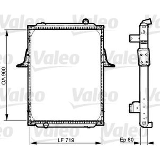 Valeo Engine Radiator 733533