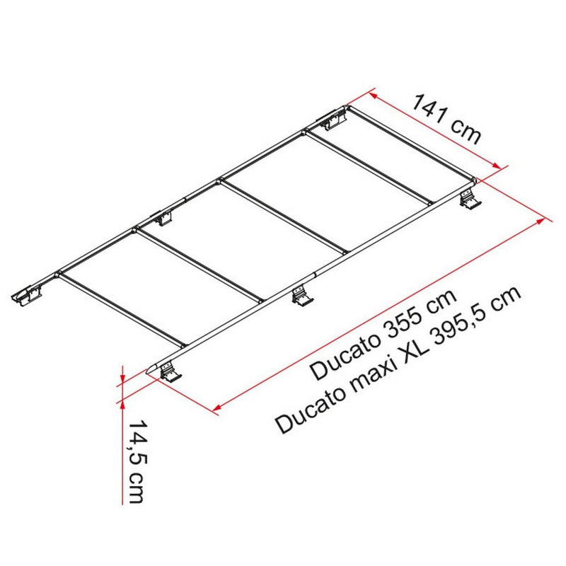 Fiamma Roof Rail Ducato Fiamma - Dynamic Drive