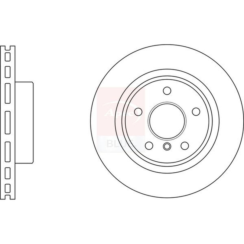 Apec Front Vented & Rear Vented Brake Discs & Pads fits BMW 5 2009-2017