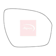Apec Exterior Wing Mirror Glass Right fits Land Rover Range Rover Evoque
