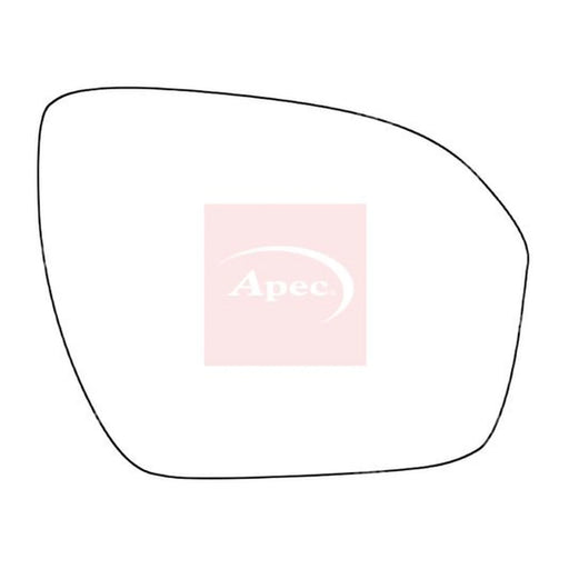 Apec Exterior Wing Mirror Glass Right AMS2840