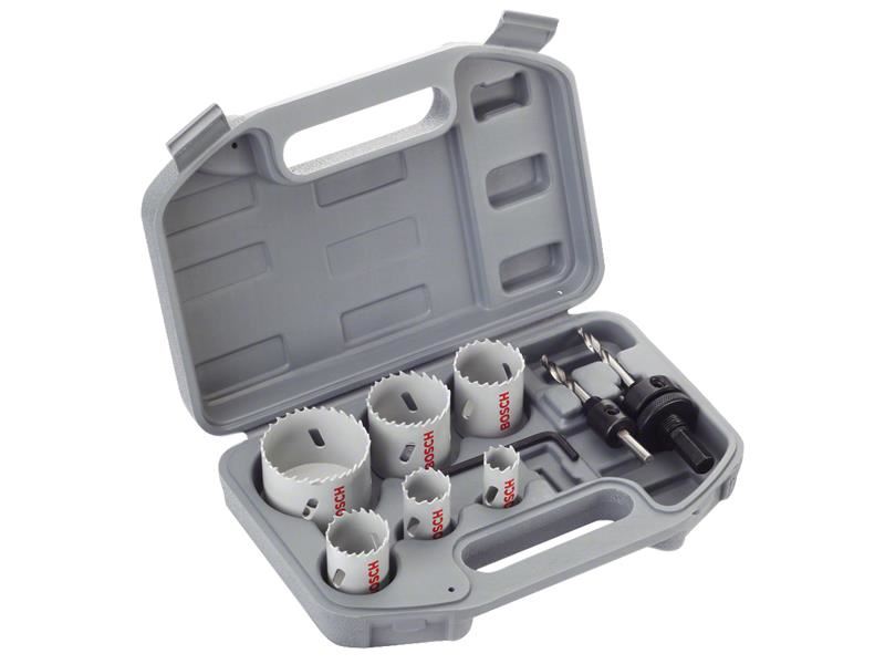 Bosch Powertool Accessories Electrician's HSS Bi-metal Holesaw Set, 9 Piece Bosch Powertool Accessories - NN4 Online