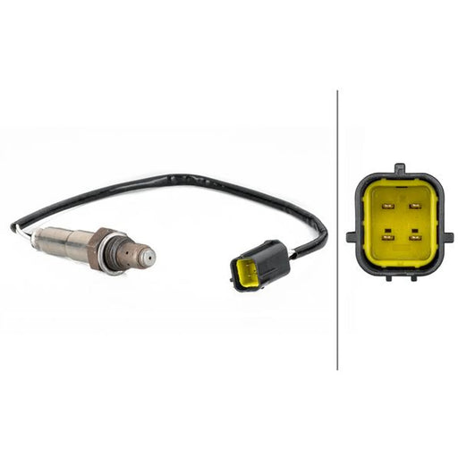 Hella O2 Lambda Oxygen Sensor Front 6PA 009 165-731