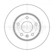 Borg & Beck Front & Rear Brake Discs & Pads fits Opel Zafira 2005-2015 1.6