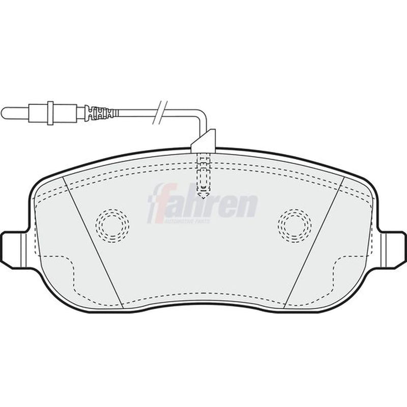 Fahren Front Brake Pad Set FBP3101