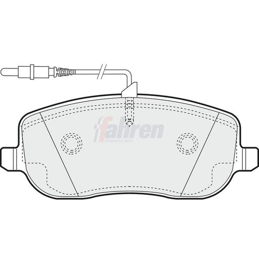 Fahren Front Brake Pad Set FBP3101