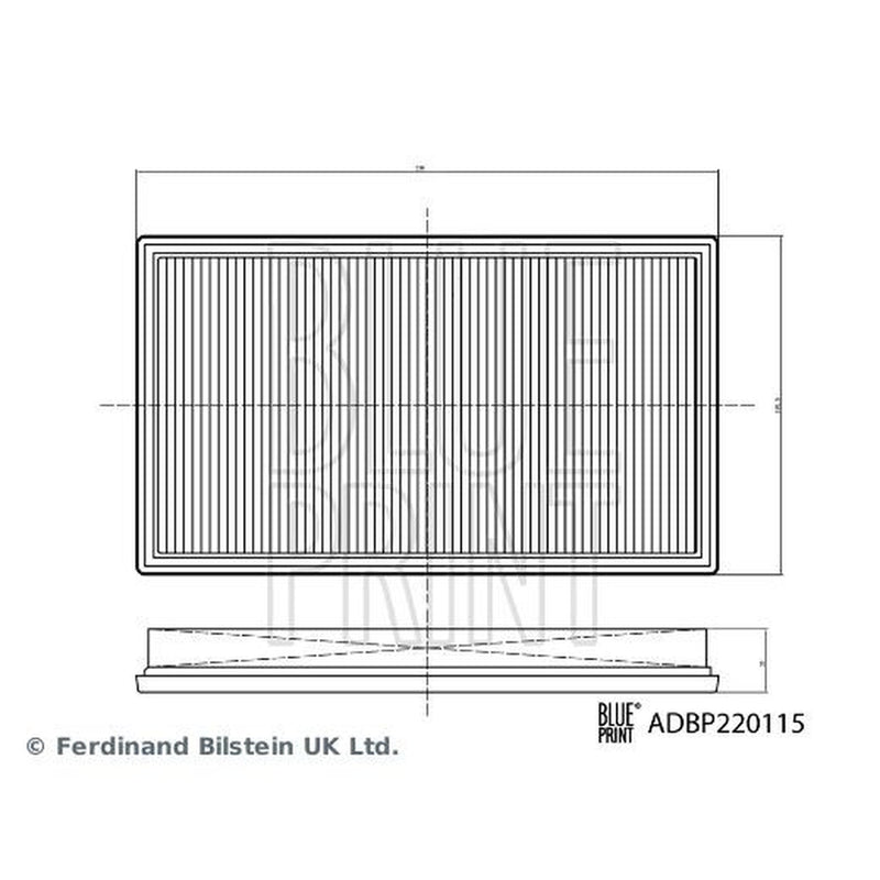 Blue Print Engine Air Filter fits Mercedes-Benz C-Class 2021-2022