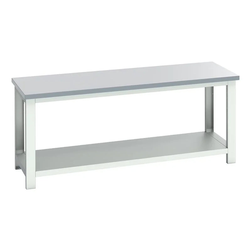 Bott Cubio Bench with Shelf, ESD Laminate Top 2000 x 750mm - 41003674.16V