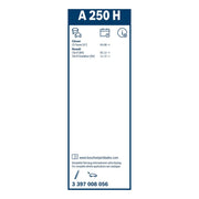 Bosch Aerotwin Wiper Blade 250mm — A250H fits Alpine A290 2024 on