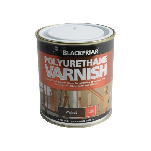 Blackfriar Polyurethane Varnish P70 Walnut Gloss 500ml Blackfriar - NN4 Online