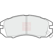 Apec Front Brake Pad Set fits Subaru Impreza 1992-2000 1.6 1.8 2.0