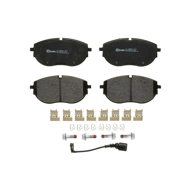 Brembo 4 x Front Brake Pad Set fits VW California T6 Camper 2015-2024 2.0