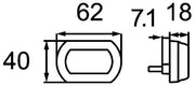 Hella 2BM 013 336-007 Auxiliary Direction Indicator