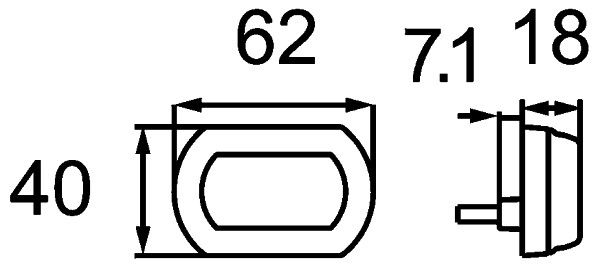 Hella 2BM 013 336-007 Auxiliary Direction Indicator