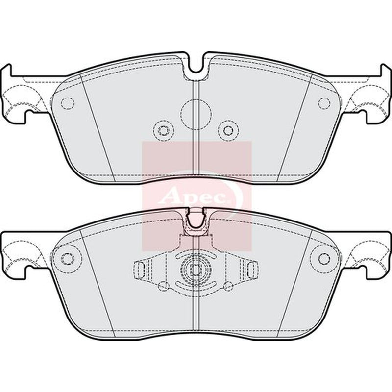 Apec Front Brake Pad Set fits Land Rover Discovery Sport 2019 on 2.0